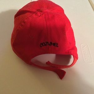 red baseball hat toddler